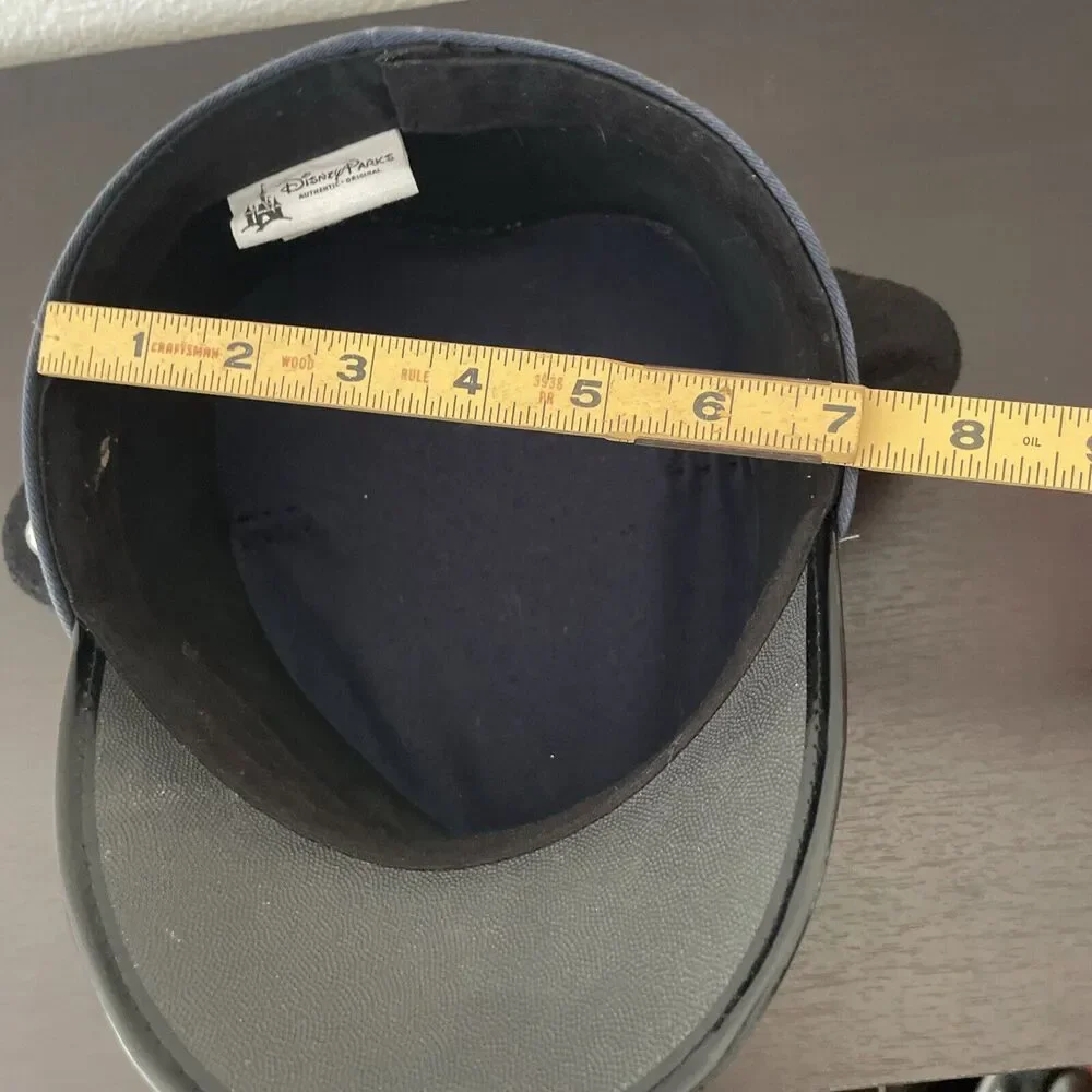 Disney Parks Mickey Mouse Ear Conductor Hat Red Car Trolley Size S/MD *READ* - Picture 12 of 12